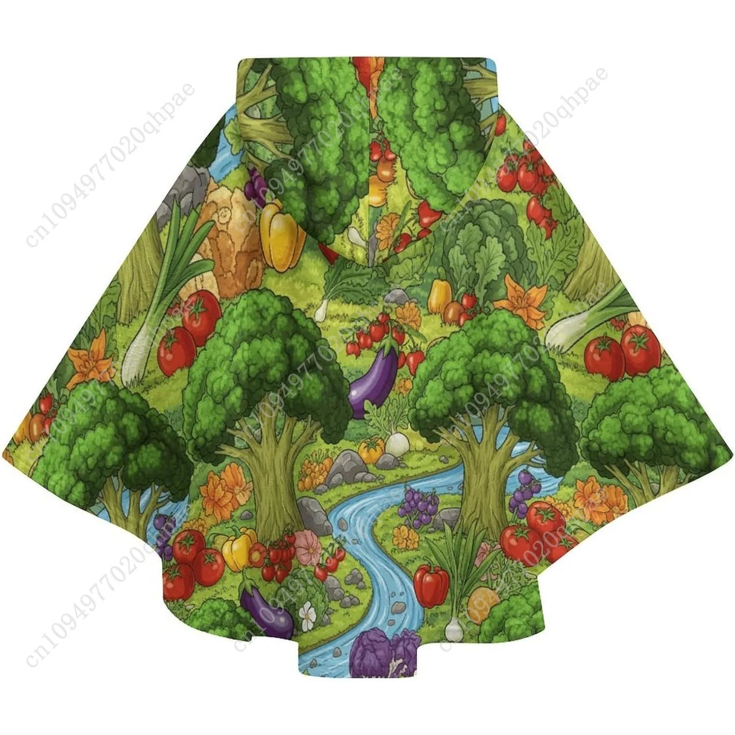 سترة بطانية مريحة من الفلانيل، هوديي كبير الحجم مع خضروات مع جيوب للأطفال والمراهقين