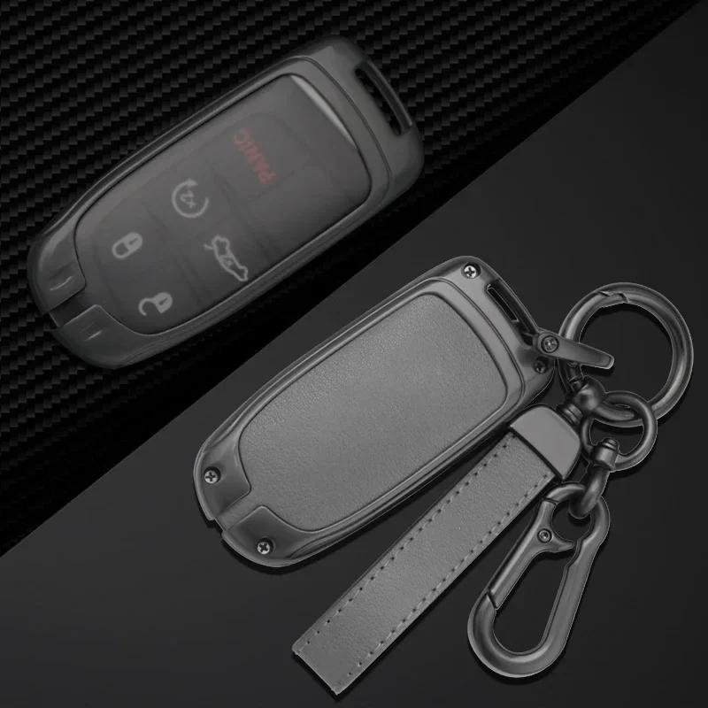 Car Key Cover Case Fob For Jeep Renegade Compass Grand Cherokee for Chrysler 300C Wrangler Dodge Car Accessaries Keychain view 6