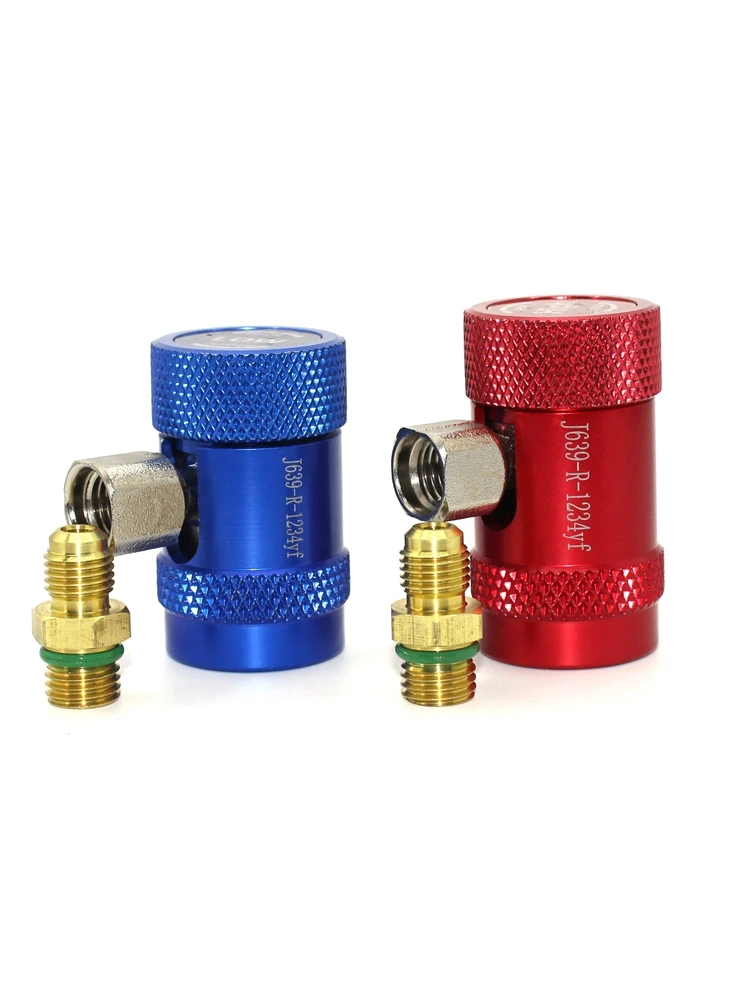 Free Shipping,New Refrigerant 1234YF Manual Quick Coupler High and Low M12*1.5,R1234 refrigerant joint filler transition joint