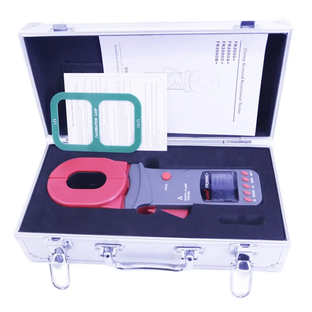 FR2000C+ Clamp Ground Resistance Tester Multifunctional Resistance Tester Range: 0.01-1200ohm