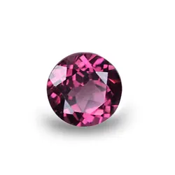 MELE Natural Red Alcoa Garnet For Jewelry Making 4*4mm 0.32ct Round Cut Loose Gemstone With High Quality Mian Stone For DIY Ring