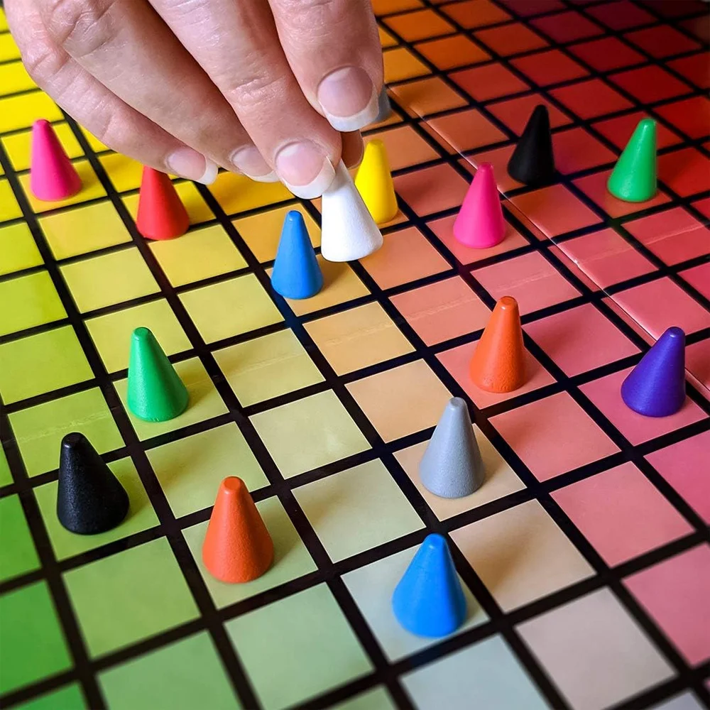 Giochi da tavolo per feste: indovina il colore, giochi di abbinamento e consigli, 480 colori, da 3 a 10 giocatori, giochi da tavolo creativi per adulti, ideali per serate in famiglia, regali per feste