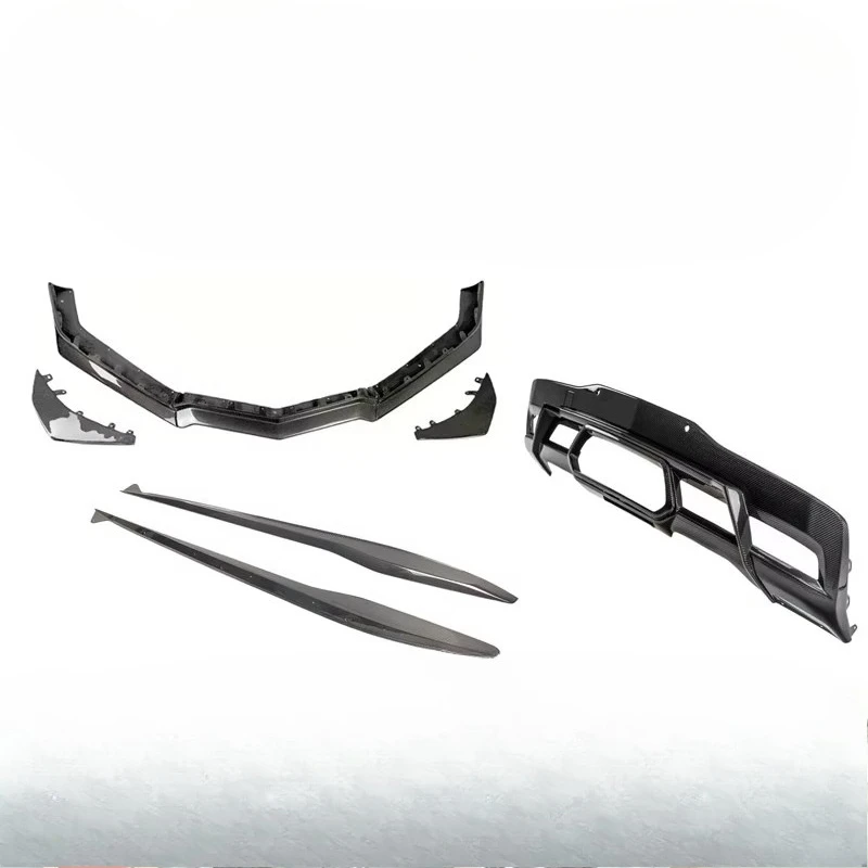 for C8 Z06 Bodykit OEM Style Carbon Fiber Body Kit Spoiler Front Bumper Lip for Corvette C8 Z06 Eray 2023-25
