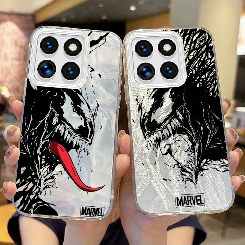 New Popular Marvel Venom Phone Case For Xiaomi 15 Pro Case Poco X6 X3 F6 M6 M4 Pro C75 13T 14T 11X 11 Lite Hard Shockproof Cover