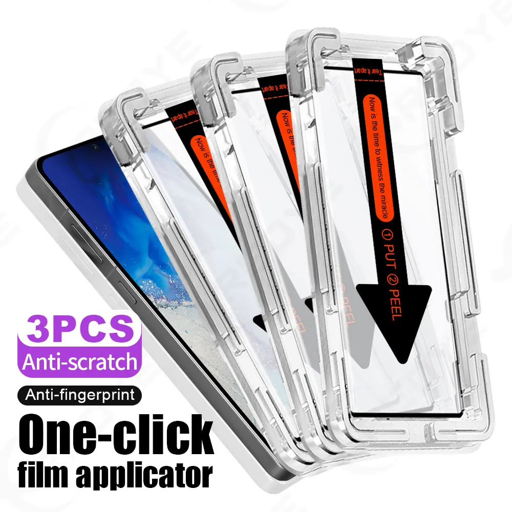 

Защитная пленка для Samsung S25 Ultra Glass, защитная пленка для экрана смартфона S24 S23 Plus, полное покрытие, закаленное стекло S22 S21