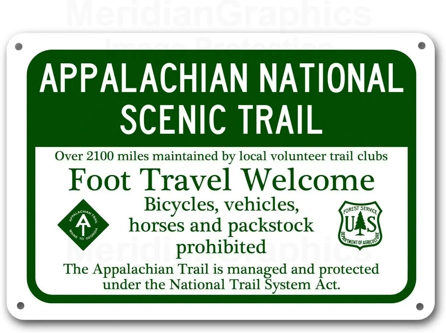 

Алюминиевый металлический пейзажный постер Appalachian Trail Sign, походный металлический постер, Настенный декор, жестяной знак 8x12 дюймов