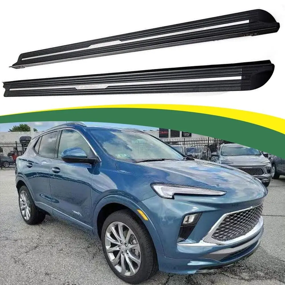 2PCS Fits for Buick Encore GX 2024+ Door Side Step Running Board Nerf Bar Pedal