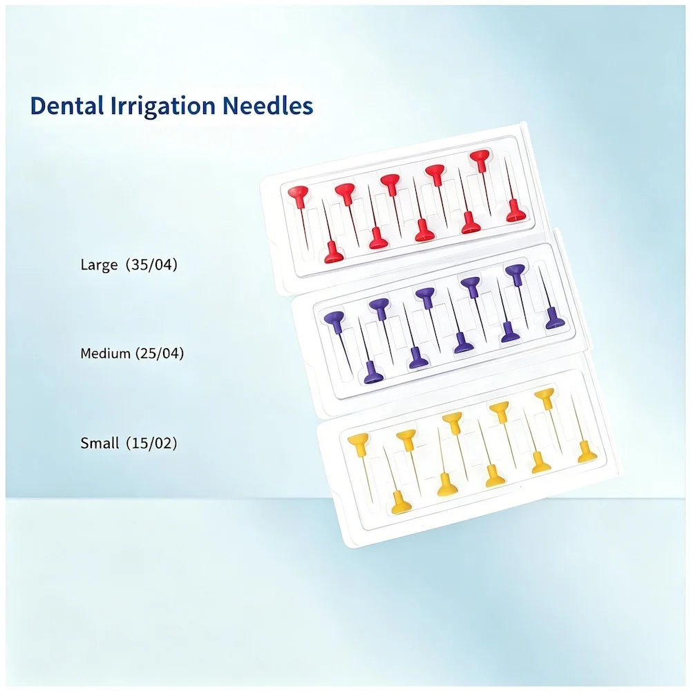 

Dental Sonic Irrigator Tips 20pcs/box 3 Sizes 15/02 25/04 35/04 Endodontic Root Canal Cleaning Tips for Irrigator