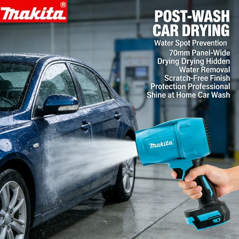 Makita 30000RPM Violent Blower Turbo Jet Fan 18V Electric Air Duster Wind Speed Turbo Car Cleanin Tool