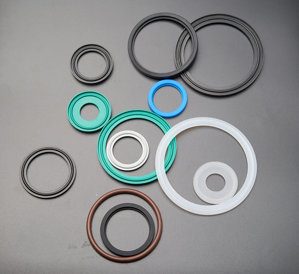 Sanitary Tri Clamp Silicon Gasket food grade Viton seal ferrule clamp gasket 1/2