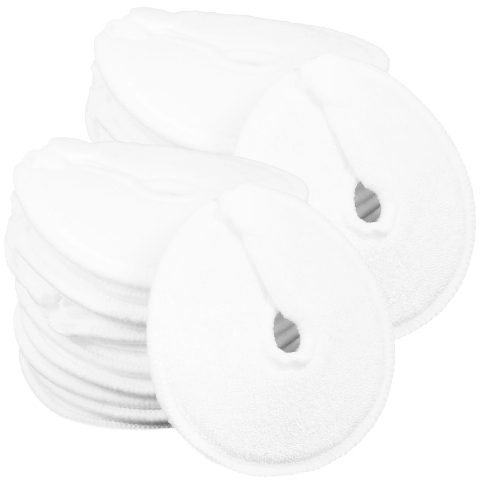 

28pcs G Tube Pads White 3 Layers Skin Friendly Bamboo Fiber Reusable Tube Wraps Abdominal Pads Hospital Mats Professional