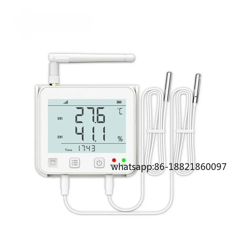 

Fresh border GSP100 greenhouse breeding warehouse 4G networking remote alarm real-time light temperature and humidity recorder