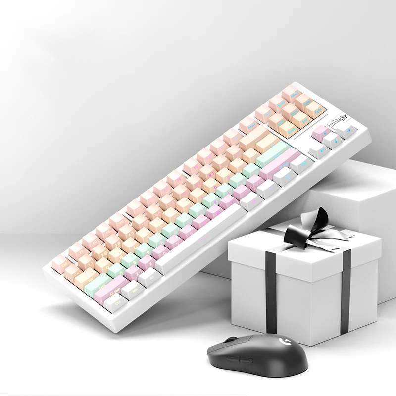 Side Print Shine Through Backlit PBT Keycaps 135 Keys Double Shot Key caps for Gateron Cherry MX Switches Mechanical Keyboard