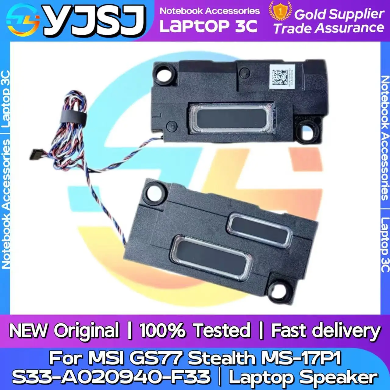 

New Original Laptop Notebook Audio Speaker For MSI GS77 Stealth MS-17P1 S33-A020940-F33 built-in speaker horn audio