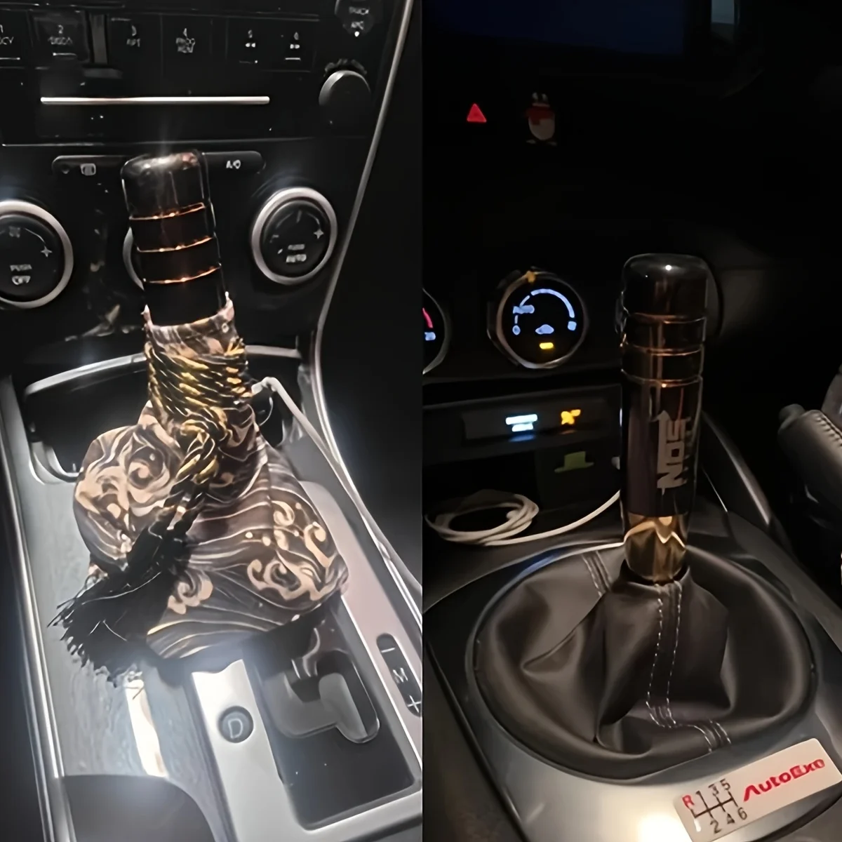 1 قطعة مقبض ناقل الحركة من سبائك الألومنيوم مقاس 5.12 بوصة على طراز JDM - مناسب لكل من سيارات النقل اليدوي والأوتوماتيكي. تتميز بأريغون