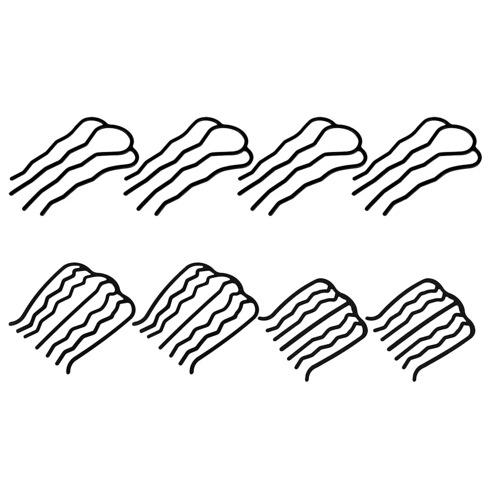

8Pcs Retro Iron Hair Combs Stylish and Practical Hair Fixator for Women Easy to Match with Any Hairstyle Accessories for Women