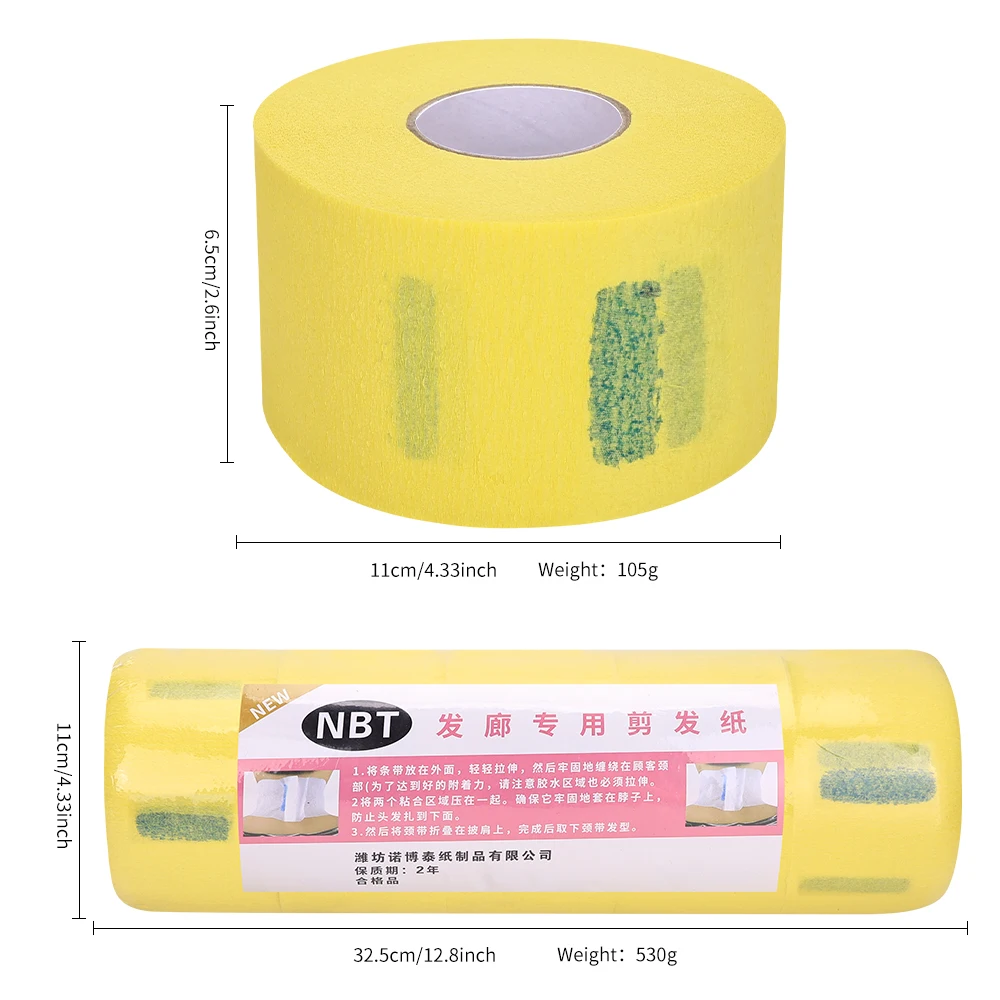 

1 Roll Hairdressing Neck Paper Disposable Hair Cutting Accessory Barbershop Supplies
