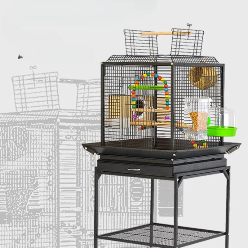 Toys Bed Bird Cages Parrot Decoration Outdoor Window Bird Cages Backpack Cute House Canarios Accesorios Bird Supplies RR50BN