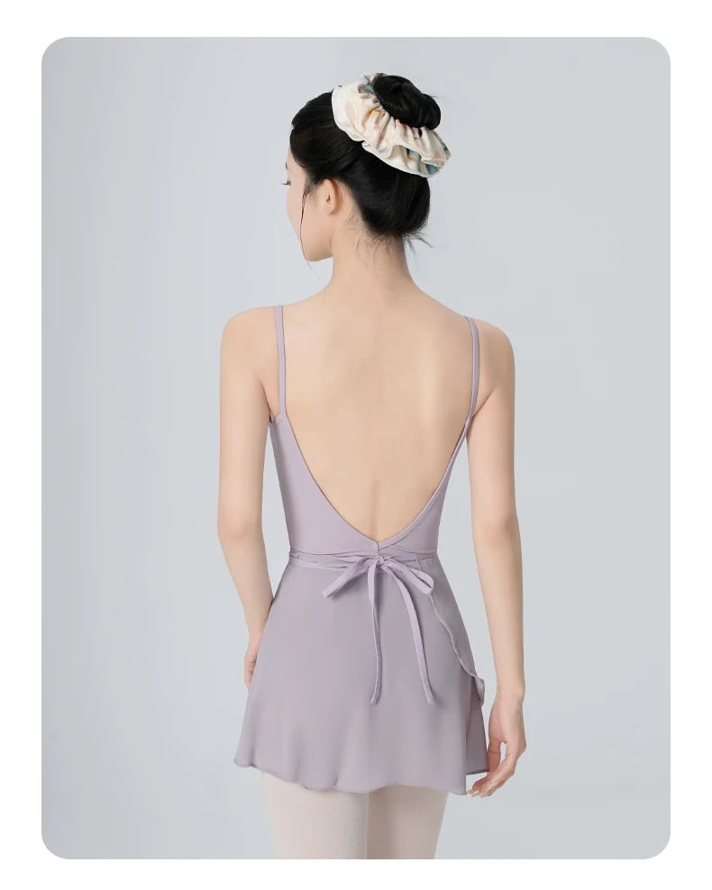 Tanzröcke für Frauen und Mädchen, Schnür-Wickelrock für Ballett, Ballerina-Tanzröcke, Weiche Polyester-Ballett-Kurzröcke für Erwachsene und Jugendliche – Detail 4