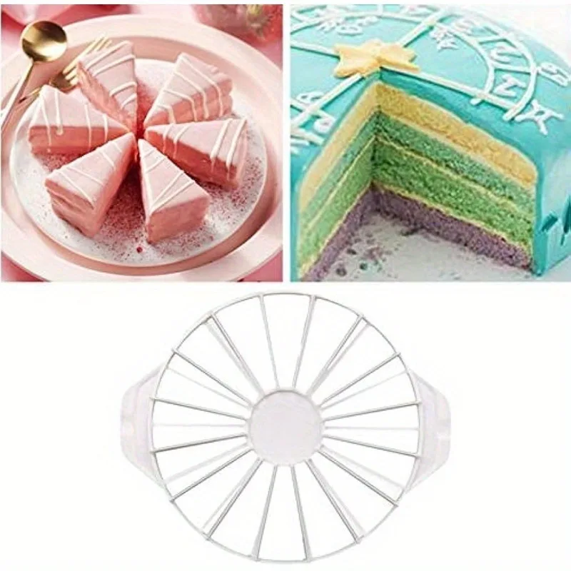 قطاعة الكيك متعددة الوظائف - مقسم للجبن والمعجنات، بلاستيك مقاوم لدرجات الحرارة العالية
