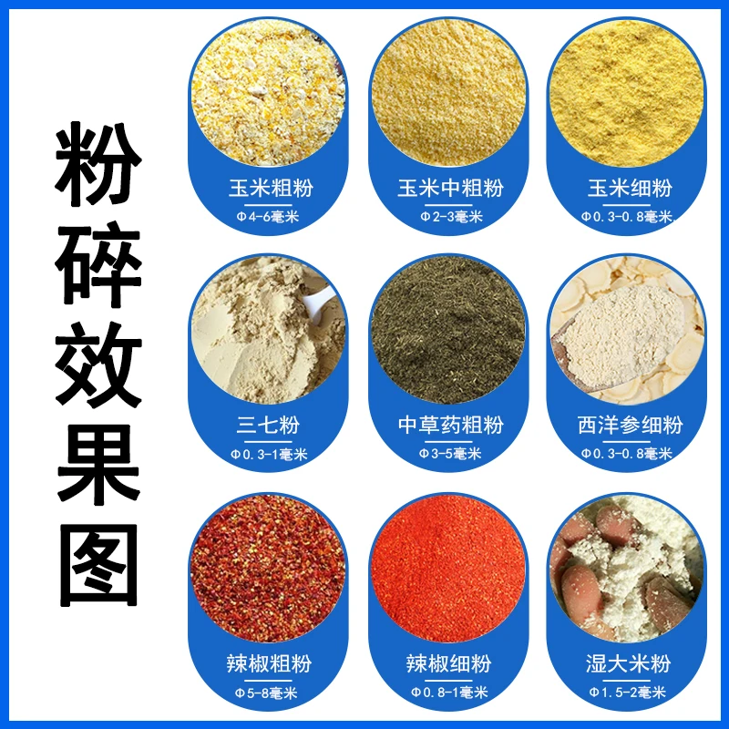 Corn Feed Grinder Whole Grain Rice Soybean Chinese Herbal Seasoning Pepper Mill Household Small Beater