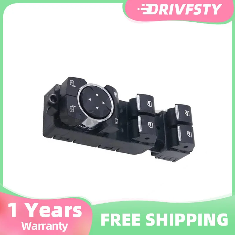 

Genuine LJ6T-14540-AB Main Driver Glass Lifter Control Switch Button Assembly 1pc for Ford Explorer 2020-2023 Escape Brand New