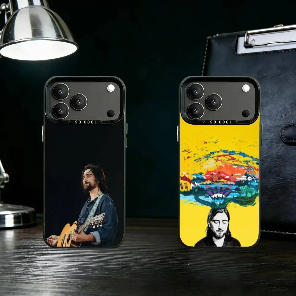 

Stick Season Singer Noah Kahan Phone Case For iPhone 17 16 15 14 13 12 11 Pro Max Plus Silver Matte Black Cover