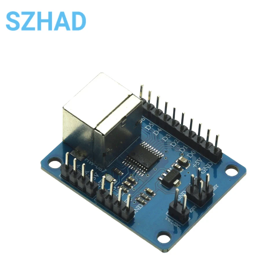 Keyboard Socket Module PS2 Interface Keyboard Driver Development Board C51 Keyboard Module TWI/IIC Stand-alone Serial Port