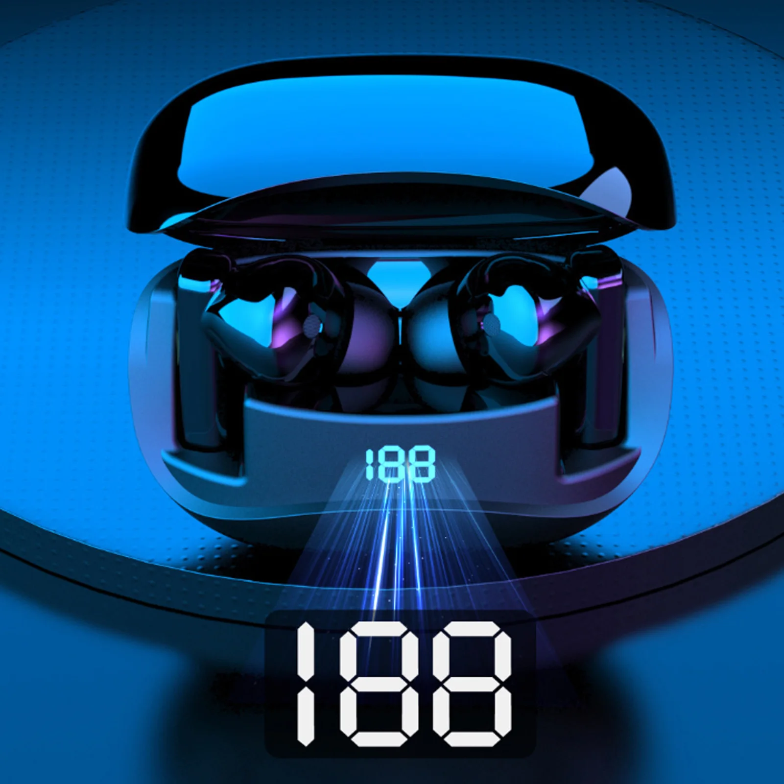 سماعات أذن 3 في 1 للترجمة بالذكاء الاصطناعي مع تطبيق 164 لغة، سماعات أذن لاسلكية للمترجم في الوقت الحقيقي لتعلم رحلة العمل والسفر