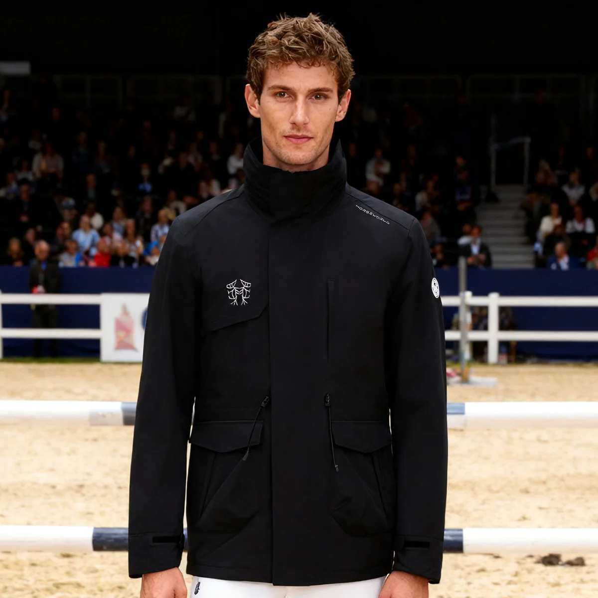 

Horseworld Bone Horse Equestrian Windbreaker Men's Wild Riding Equestrian Heattech Thick Winter Windproof