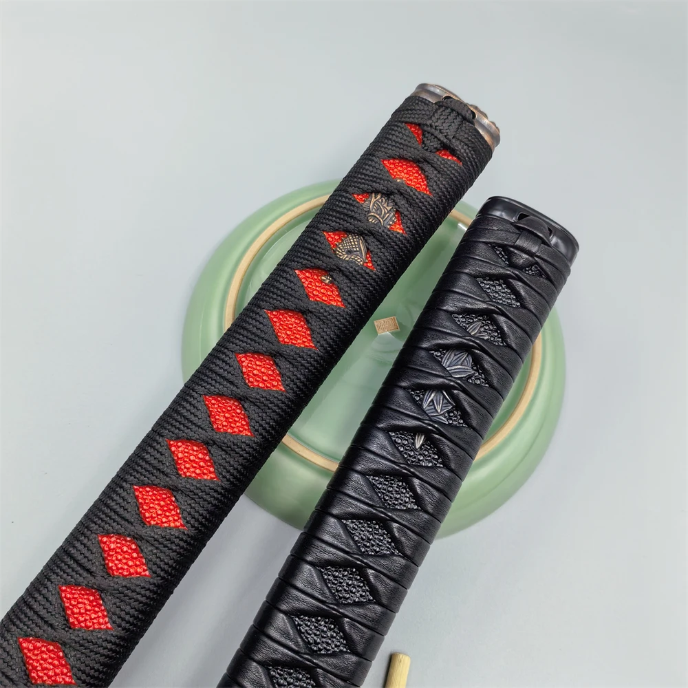 30cm Katana Exquisite Handle Tsuka Fuchi Kashira For Japanese Sword Katana/Wakizashi DIY Fittings
