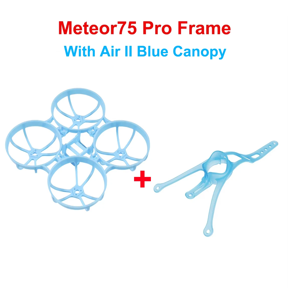 BETAFPV Meteor75 PRO مجموعة إطارات BWhoop بدون فرش بلاستيك 7.73 جرام 80.8 مللي متر FPV سباق RC إطارات الطائرة بدون طيار لـ 1S كوادكوبتر بدون فرش
