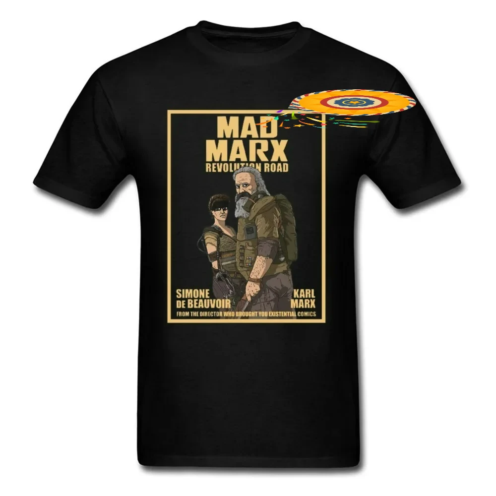 Funny Karl Marx T-Shirt. Cool Military Style Clothes for Men Cotton Summer Tshirt