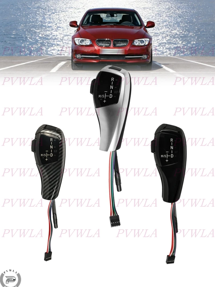 

Светодиодная автоматическая ручка переключения передач для BMW 1 серии E81 E82 E87, 3 серии E90 E91 E92 E93 2007-2011, рычаг переключения передач