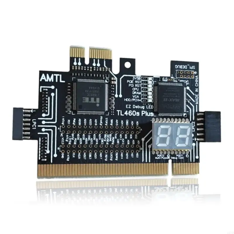 

A1105 Professional Motherboards Debugging Tool With Standby3Vsb PCI Resets And Component Error Lights