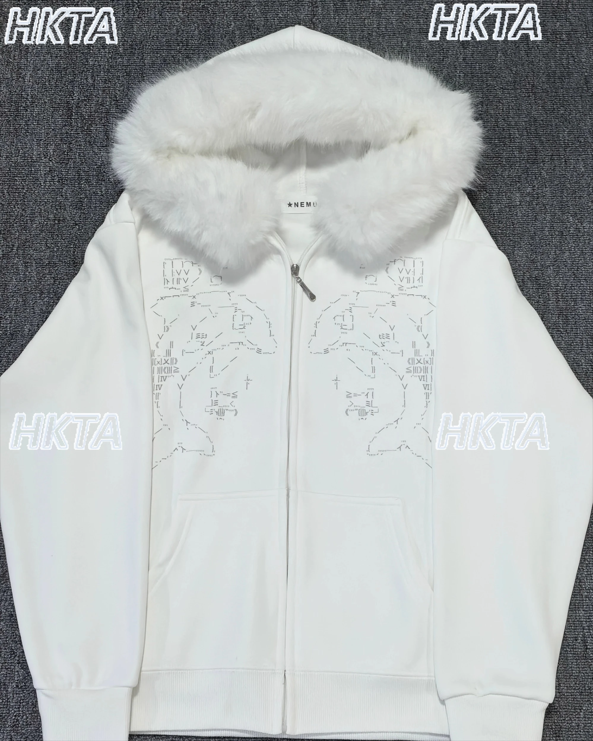 Dulce viajero sudaderas chaqueta con capucha invierno nuevo polar lindo dibujos animados suelto Casual abrigos blancos sudaderas con capucha cárdigan Top para mujer