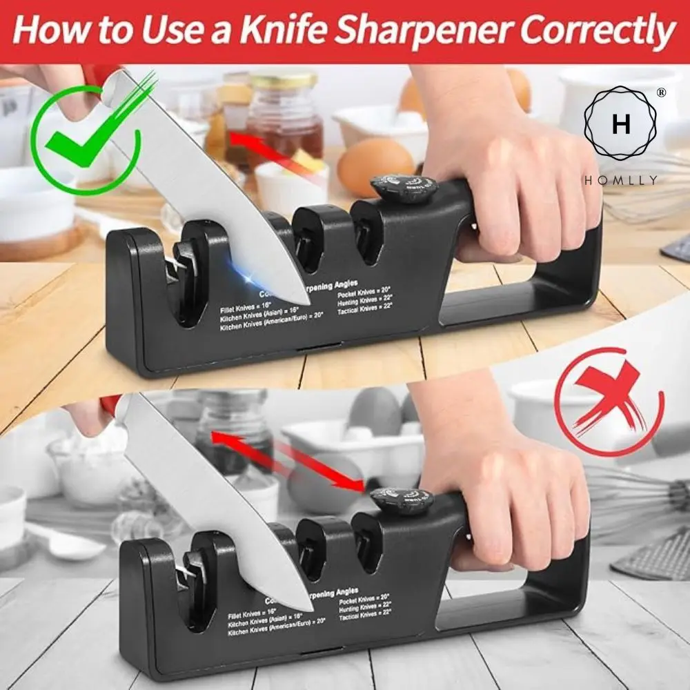 Homlly Revivo Pro Kitchen Knife Scissor Sharpener