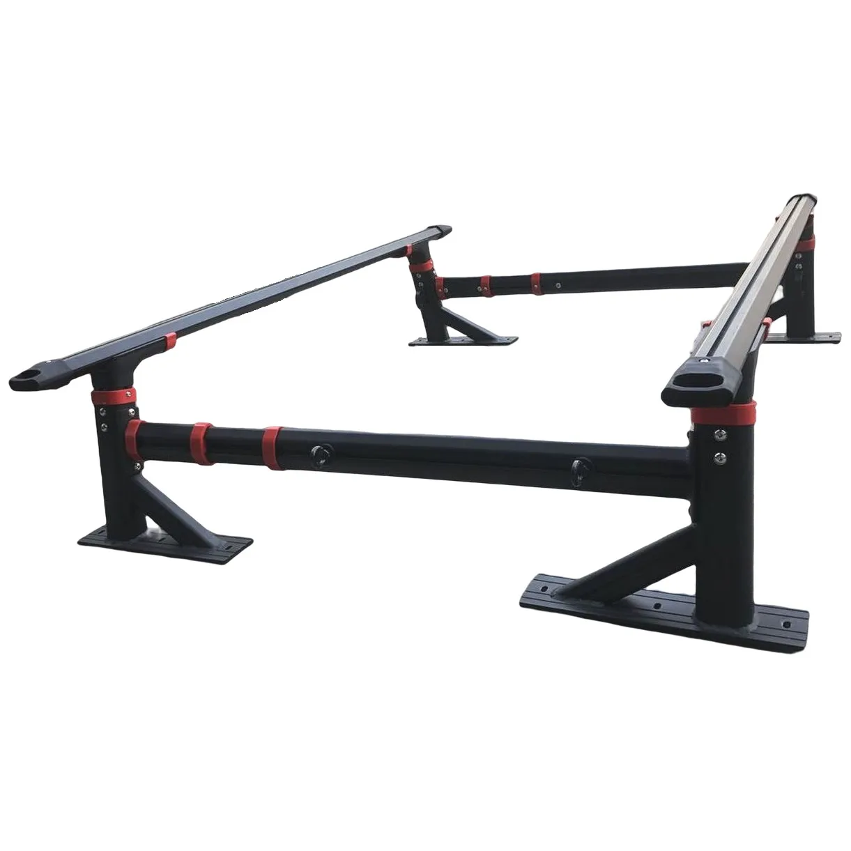 

Pickup Truck Exterior Accessories Adjustable Multifunctional Roll Bar Rack Bed Ladder Rack Roof For F150 Ranger Hilux Tacoma