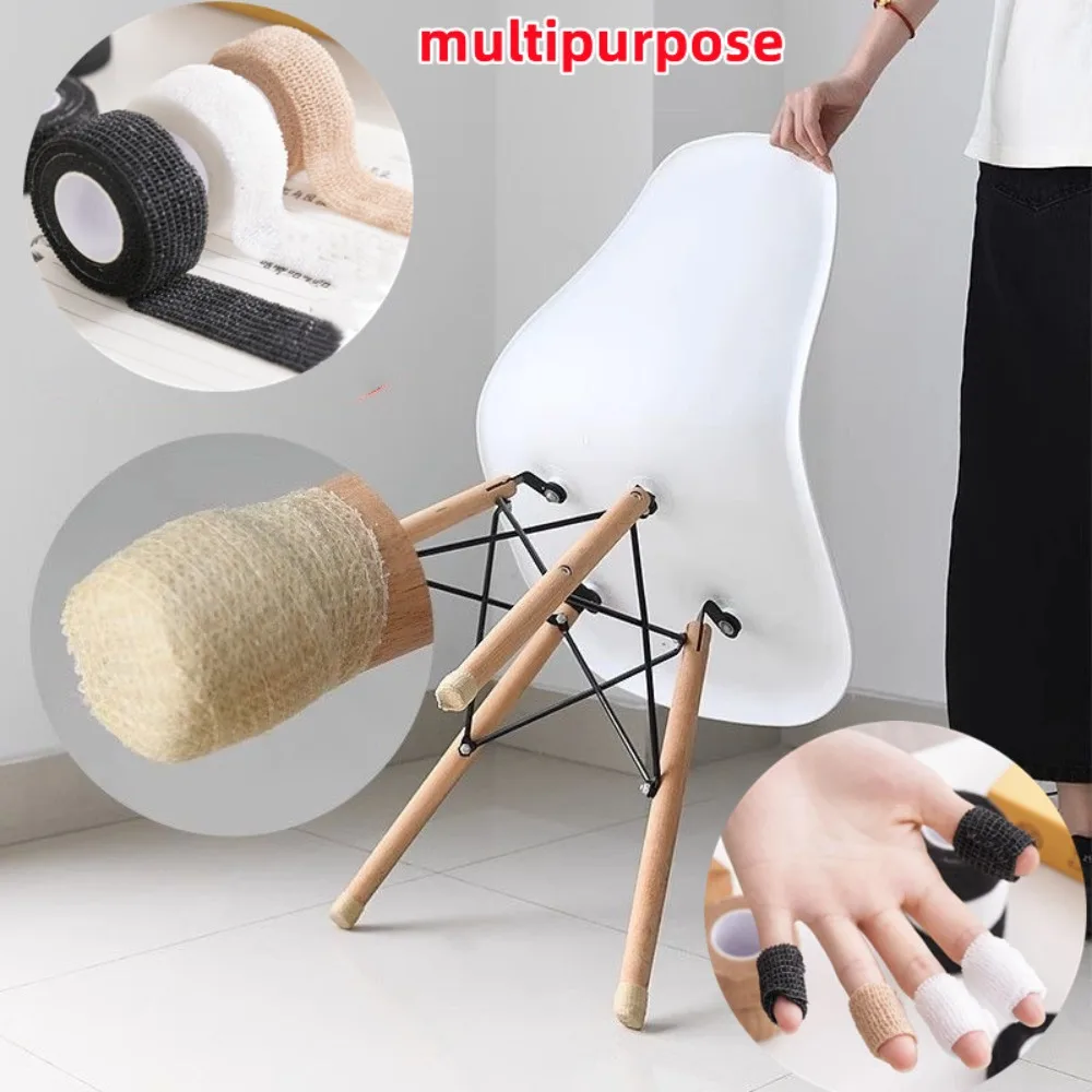 Self-adhesive Table Leg Protection Felt Chair Socks Floor Protective Cover Silent Anti Slip Furniture Pad Multifunctional Tape