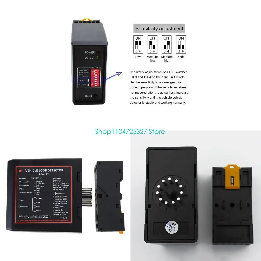 

D8KF PD132 Одноканальный индуктивный автомобиль автокарта парков