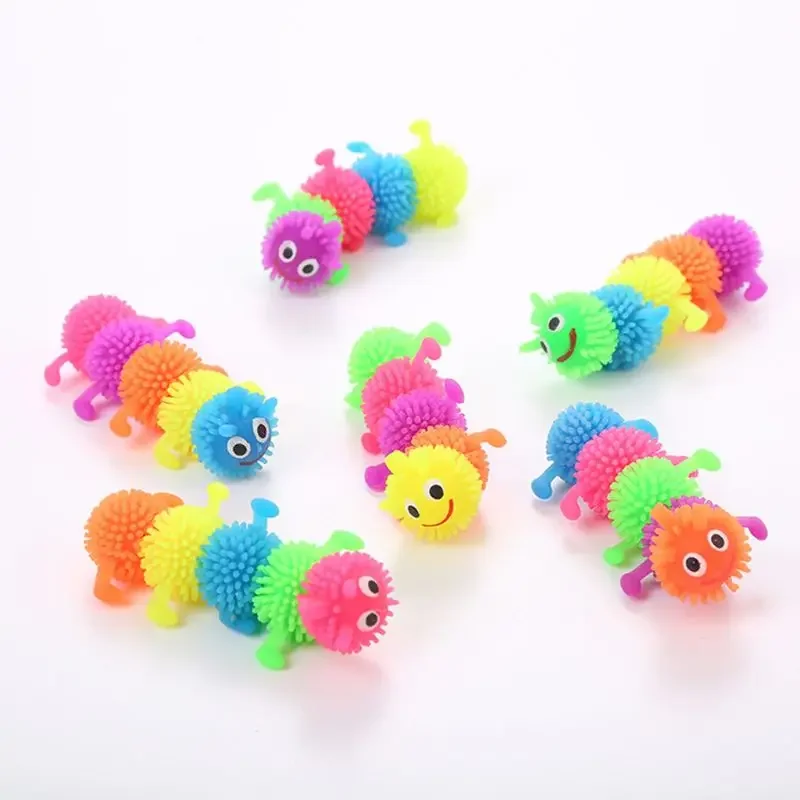 Pet Supplies Funny Cat Toy Simulation Caterpillar Rubber Puppy Chew Toy Pet Toy Cat Molar Resistance To Bite Accessories