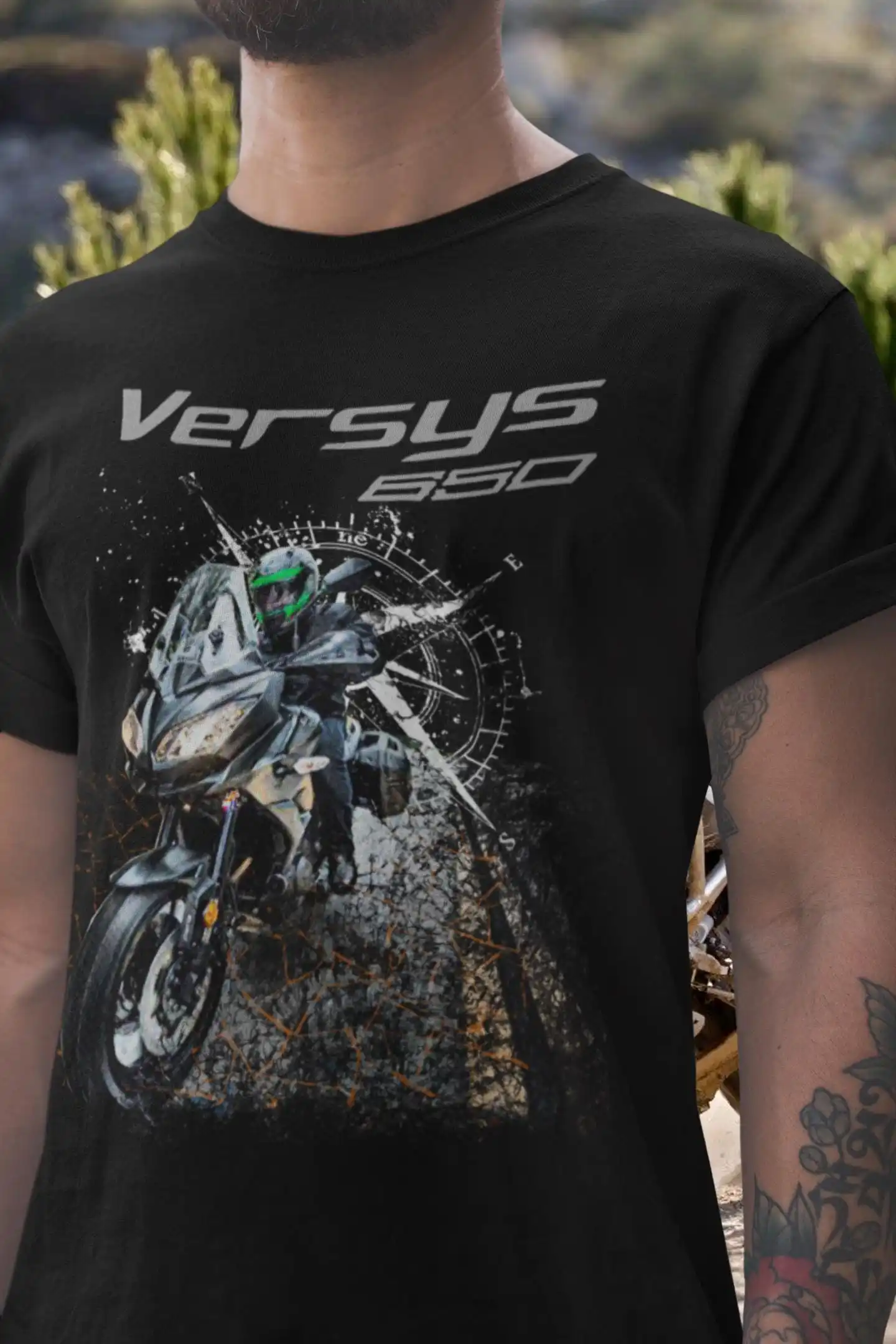 Versys 650 Adventure Touring Motorcycle T Shirt Gift Dual Sport Bikers Long Distance Riders and Travel Motorcycle Fans T-shirt