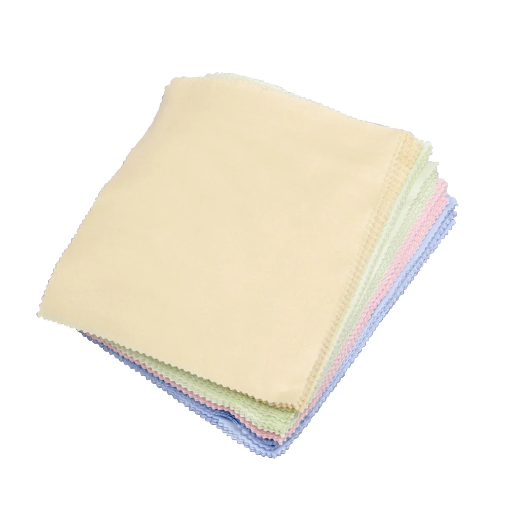 100 Pcs Cleaning Cloth for Glasses Lens Intelligent Cloths Screen Microfiber Eyeglasses