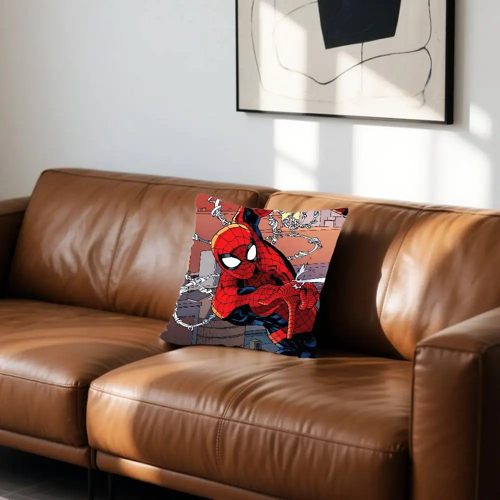 Movie-S-spider-Man-S Customizable Square Pillowcases, Stylish And Soft, Perfect For Beds, Cars, And Sofas.