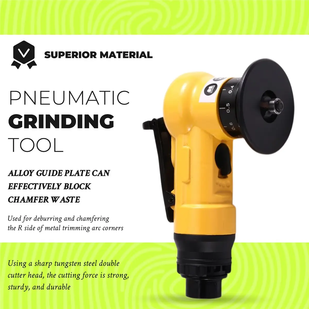 Pneumatic Air Chamfering Mini Deburring Chamfering Machine Arc Pneumatic Beveling Machine Deburring Trimming Tools