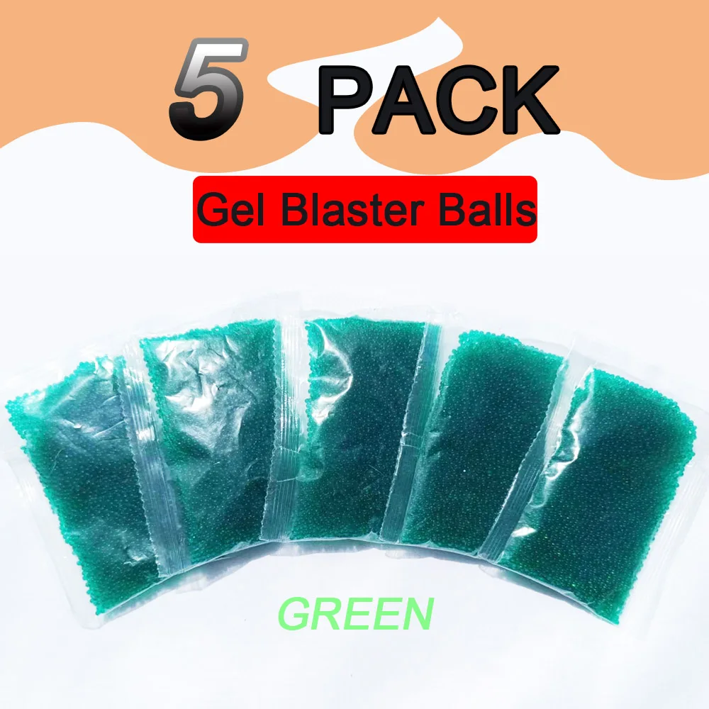 5 Pack 50000 Stuks Gel Blaster Ballen Blaster Munitie Kralen Voor Blaster Geweren M416 Ak47 Speelgoed Pistool Kogels Outdoor Games Home Decor