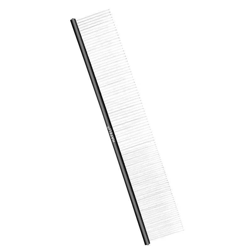 Fistork 16/19/22 cm Edelstahl Pet Schönheit Styling Kamm Hund Pflege Kämme Lange Dicke Haar Pelz entfernung Pinsel Haustier Hund Pflege Kämme 7
