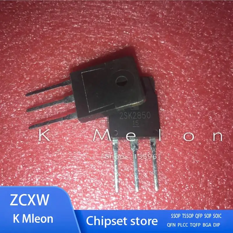 5PCS-10PCS/LOT  2SK2850 K2850 2SC4110  C4110 TO-3P 6A 900V  MOSFET 