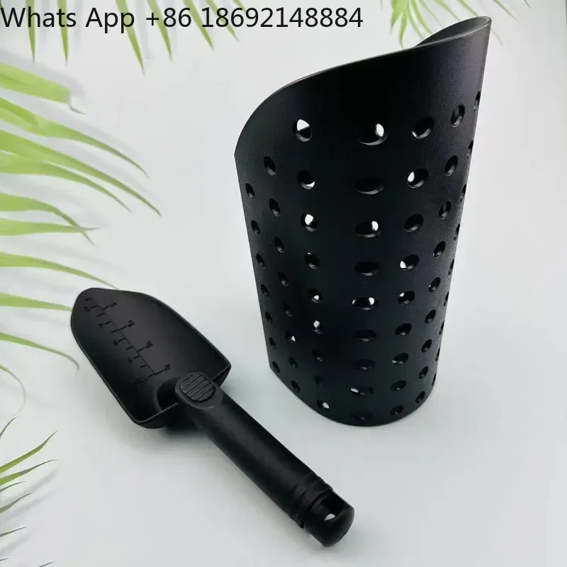 Sand Scooping Beach Detector Treasure Hunting Tools Hourglass Sand Spoon and Shovel 2-Piece Set