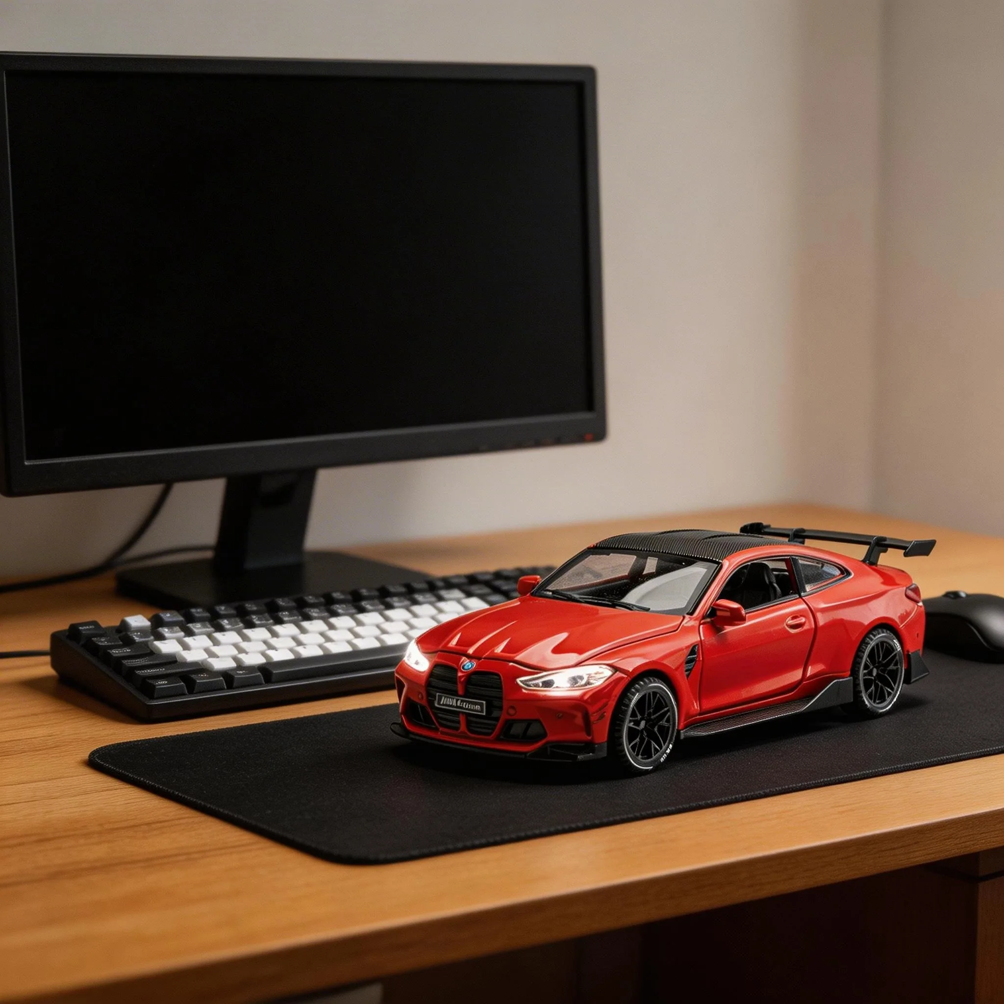 

Металлические модели автомобилей M4 в масштабе 1:32, литые под давлением, с имитацией звука и света, спортивные машинки-игрушки для детей, подарки на день рождения